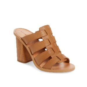 Treasure & Bond Tan Leather Aleeya Slide Sandal size 8.5M